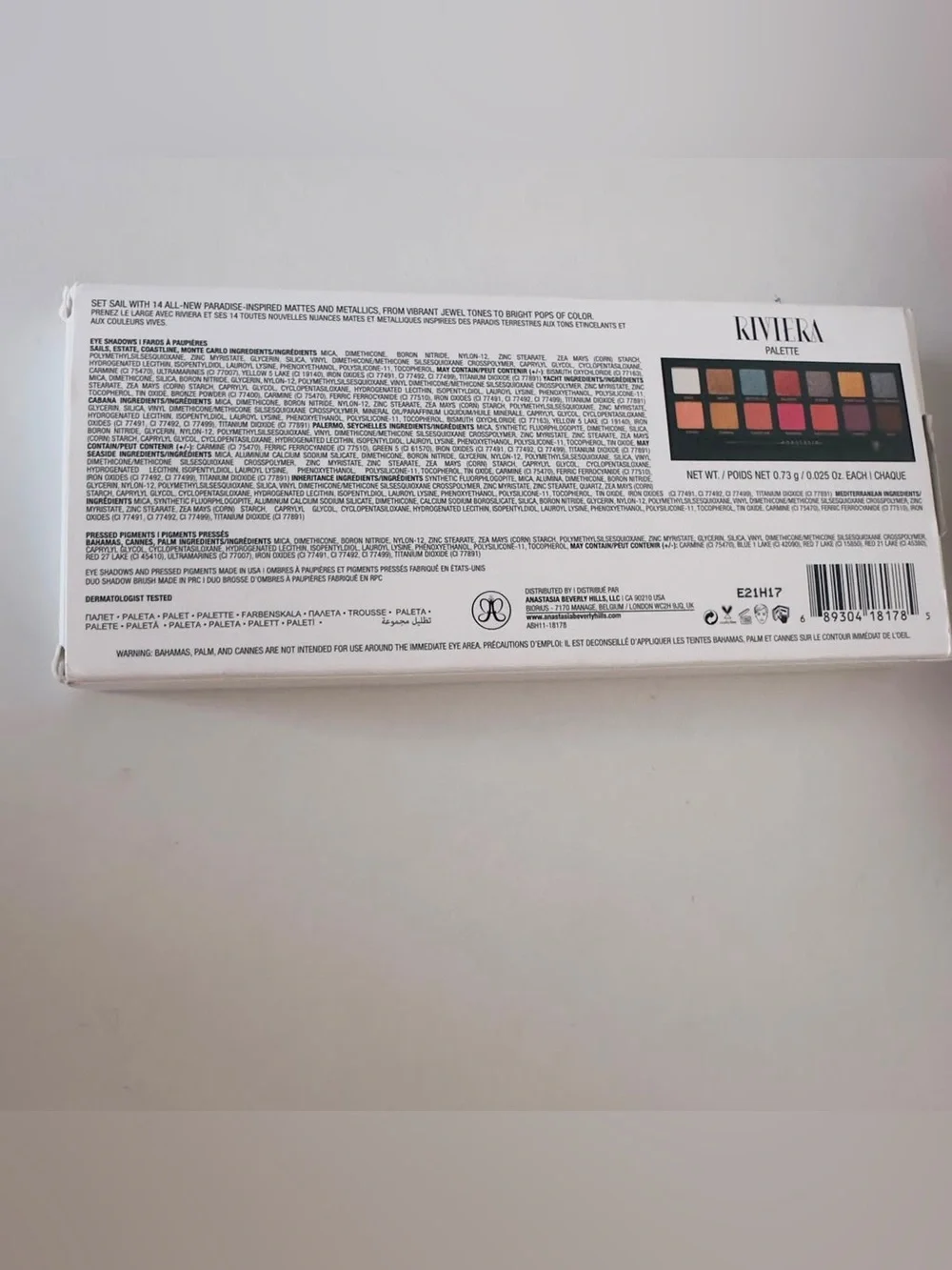 New Anastasia Beverly Hills Riviera Eyeshadow Palette